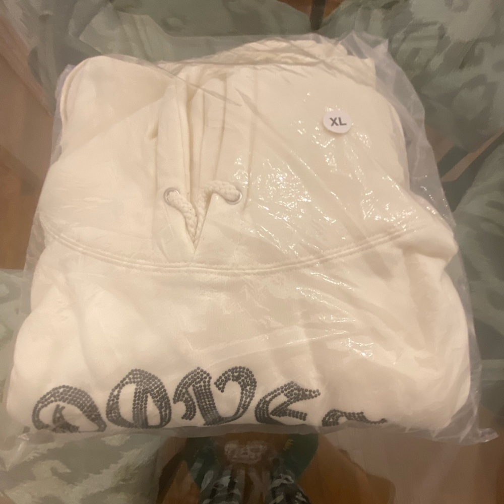 SUPER RARE Copes x Døves White Hoodie - Size XL